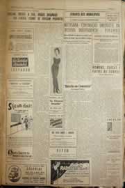 Página do jornal Correio do Ceará de abril de 1958