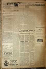 Página do jornal Correio do Ceará de abril de 1958
