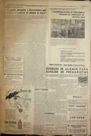 Página do jornal Correio do Ceará de abril de 1958
