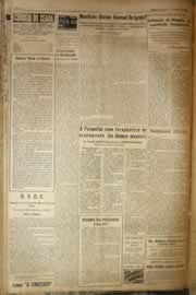Página do jornal Correio do Ceará de abril de 1958