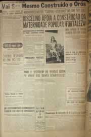 Página do jornal Correio do Ceará de abril de 1958