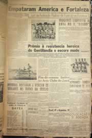 Página do jornal Correio do Ceará de abril de 1958