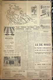 Página do jornal Correio do Ceará de abril de 1958
