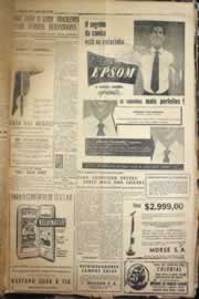 Página do jornal Correio do Ceará de abril de 1958