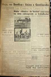 Página do jornal Correio do Ceará de abril de 1958