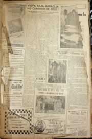 Página do jornal Correio do Ceará de maio de 1958
