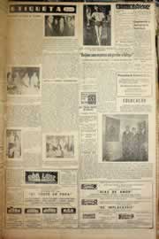 Página do jornal Correio do Ceará de maio de 1958