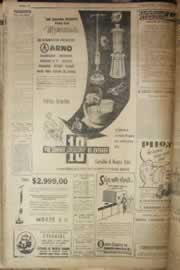 Página do jornal Correio do Ceará de maio de 1958