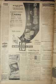 Página do jornal Correio do Ceará de maio de 1958