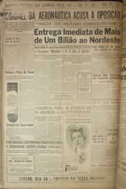 Página do jornal Correio do Ceará de maio de 1958