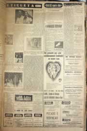 Página do jornal Correio do Ceará de maio de 1958