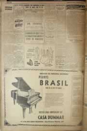 Página do jornal Correio do Ceará de maio de 1958