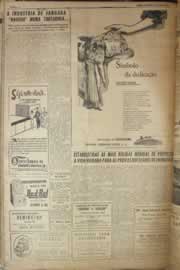 Página do jornal Correio do Ceará de maio de 1958