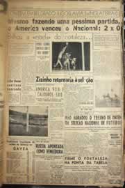 Página do jornal Correio do Ceará de maio de 1958