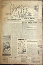 Página do jornal Correio do Ceará de maio de 1958