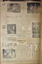 Página do jornal Correio do Ceará de maio de 1958