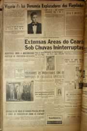 Página do jornal Correio do Ceará de maio de 1958