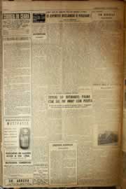 Página do jornal Correio do Ceará de maio de 1958