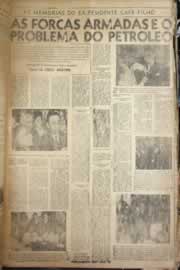 Página do jornal Correio do Ceará de maio de 1958