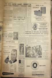 Página do jornal Correio do Ceará de maio de 1958