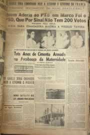 Página do jornal Correio do Ceará de maio de 1958
