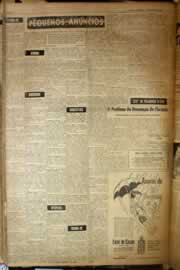 Página do jornal Correio do Ceará de maio de 1958