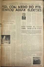 Página do jornal Correio do Ceará de maio de 1958