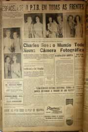 Página do jornal Correio do Ceará de maio de 1958