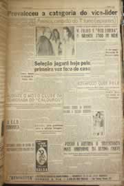 Página do jornal Correio do Ceará de maio de 1958