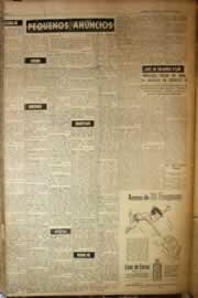 Página do jornal Correio do Ceará de maio de 1958