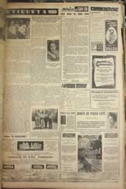 Página do jornal Correio do Ceará de junho de 1958