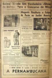 Página do jornal Correio do Ceará de junho de 1958