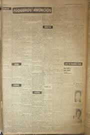 Página do jornal Correio do Ceará de junho de 1958