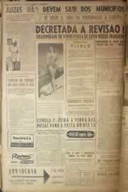 Página do jornal Correio do Ceará de junho de 1958