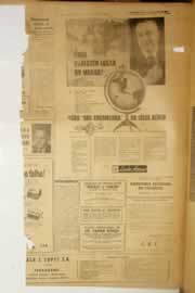 Página do jornal Correio do Ceará de junho de 1958