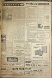 Página do jornal Correio do Ceará de junho de 1958