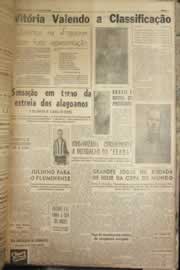 Página do jornal Correio do Ceará de junho de 1958
