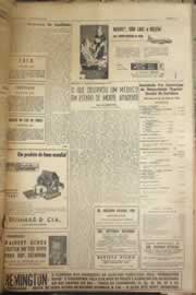 Página do jornal Correio do Ceará de junho de 1958