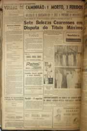 Página do jornal Correio do Ceará de junho de 1958