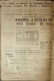 Página do jornal Correio do Ceará de junho de 1958