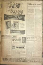 Página do jornal Correio do Ceará de junho de 1958