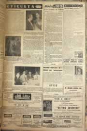 Página do jornal Correio do Ceará de junho de 1958