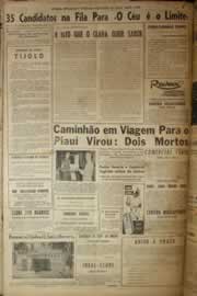 Página do jornal Correio do Ceará de junho de 1958