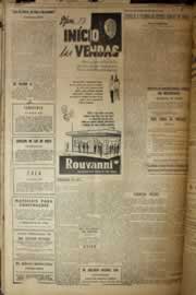 Página do jornal Correio do Ceará de junho de 1958