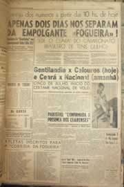 Página do jornal Correio do Ceará de junho de 1958
