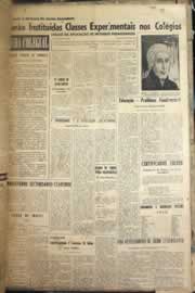 Página do jornal Correio do Ceará de junho de 1958