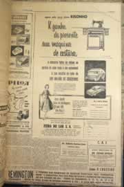 Página do jornal Correio do Ceará de junho de 1958