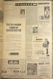 Página do jornal Correio do Ceará de junho de 1958