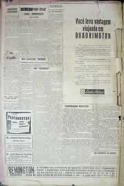 Página do jornal Correio do Ceará de julho de 1958