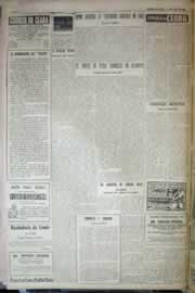 Página do jornal Correio do Ceará de julho de 1958